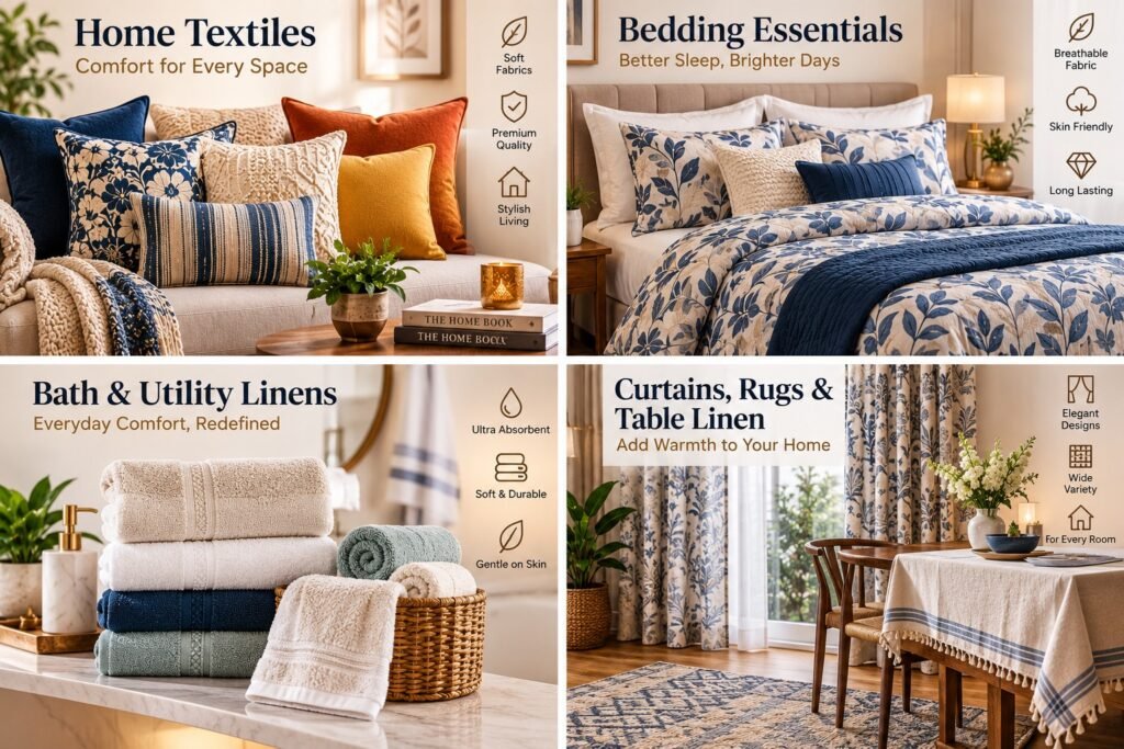 Indian home textiles for export