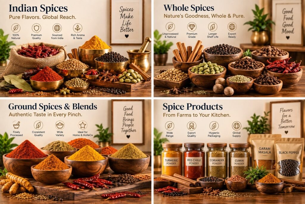 Indian spices for export