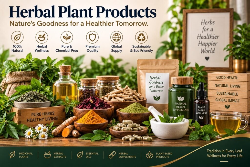Herbal plant products from India