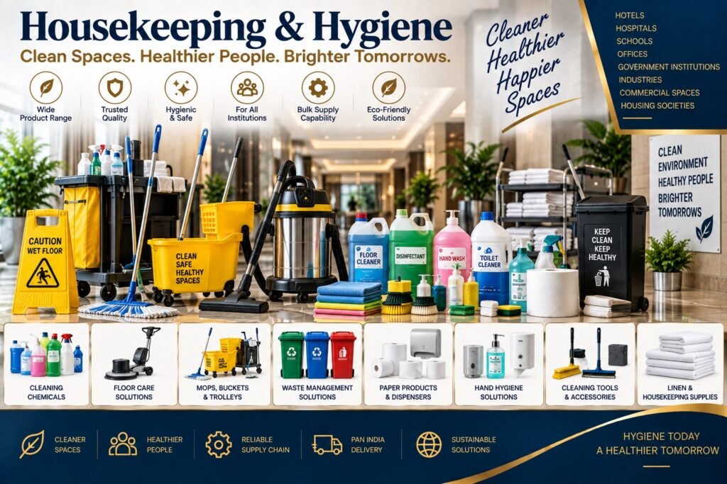 Housekeeping and hygiene supplies