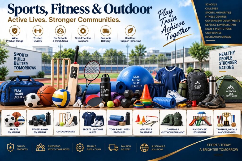 Sports, fitness and outdoor equipment